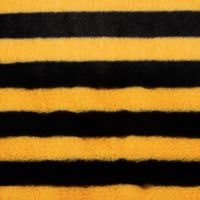 Fellimitat Kunstfell kuschelweich Streifen gelb schwarz 1.5m Breite