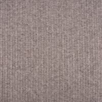 Bekleidungsstoff leichter Viskose Strickstoff fegerippt taupe meliert