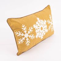 82227-Deko-Kissen-mit-Kederumrandung-aufgenaehte-Schneeflocken-ockergelb-weiss-30x50cm-KW44-2022-205381Capture0016.jpg Deko Kissen Kederumrandung aufgenähte Schneeflocken ockergelb weiß 30