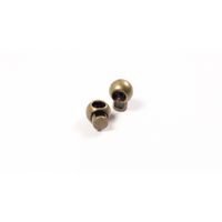 Kordelstopper Metall Kugeln bronze 2 Stück
