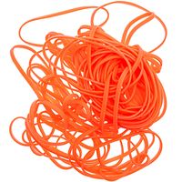 Rico Design Neon-Gummibänder einfarbig neon-orange 45g