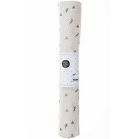 Rico Design Baumwollstoff Druckstoff Zweige ecru gold 50x140cm