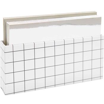 Rico Design Kartenset Spiegelkarton silberfarbig B6 20teilig