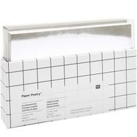 Rico Design Kartenset Spiegelkarton silberfarbig B6 20teilig