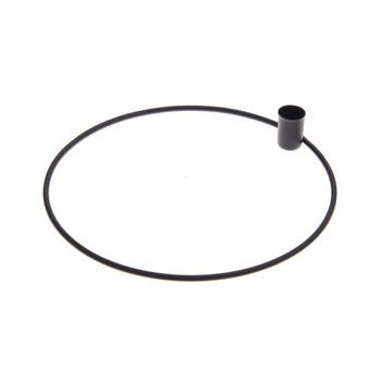 Rico Design Kerzenhalter Dekoring mit Stabkerzentülle Metall verschiedene Farben 15cm