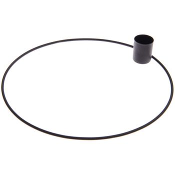 Rico Design Kerzenhalter Dekoring mit Stabkerzentülle Metall verschiedene Farben 20cm