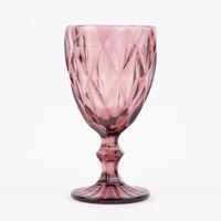 82382-Weinglas-Diamantmuster-gepraegt-Glas-lila-17x9cm-KW44-2022-205670Capture0014.jpg Weinglas Diamantmuster geprägt Glas lila 17x9cm