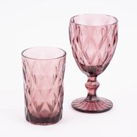 82382-Weinglas-Diamantmuster-gepraegt-Glas-lila-17x9cm-KW44-2022-205674Capture0018.jpg Weinglas Diamantmuster geprägt Glas lila 17x9cm