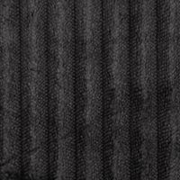Wellness Fleecestoff Cordoptik Ernest einfarbig anthrazit 1.45m Breite