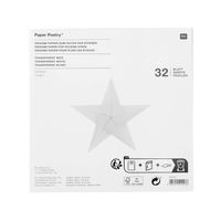 82469-Rico-Design-Origami-Papier-Sterne-32-Blatt-weiss-transparent-15x15cm-300422-3.jpg Rico Design Origami Papier Sterne 32 Blatt weiß transparent 15x15cm