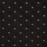 Tüll Mesh Stretch extraweich mit Flock Punkte schwarz braun 1.4m