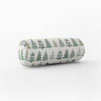 SCHÖNER LEBEN. Kissenhülle Merry Christmas Weihnachtsbäume ecru alt