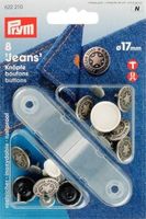 Prym NF-Jeans-Knöpfe MS altsilber American Star 17 mm