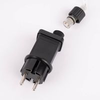 Lichterkette weiße Kugeln mit 80 LED-Lichtern warmweiß In- und Outdoor 2m