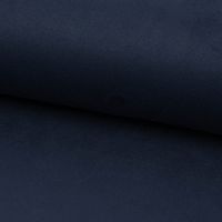 Bekleidungsstoff Stretch Wildlederimitat uni dunkelblau 1.5m Breite