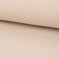 French Terry Sommersweat gebürstet uni beige 1.5m Breite