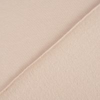 French Terry Sommersweat gebürstet uni beige 1.5m Breite