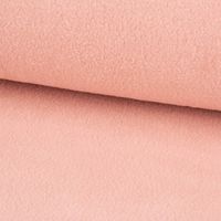 Sweatstoff Sherpa Fleece dünn einfarbig rosa 1.50m Breite