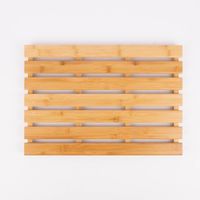 Badematte aus Holz Bambus natur 50x35x2.5cm