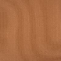 Feinstrick Jersey Mandy gerippt einfarbig camel 1.40m Breite
