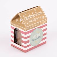 La Vida Spekulatius Frohe Weihnachten Streifen Sterne rot weiß mint braun 100g