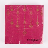 Servietten Eleganto Weihnachtshänger 20 Stück verschiedene Farben 33x33cm