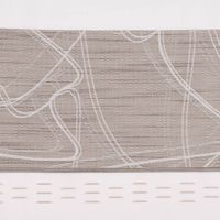 Gardinenstoff Dekostoff halbtransparent Streifen Scherli caramel weiß 1.50m Breite