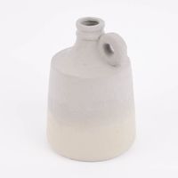 Vase Zementoptik Keramik grautöne 18x26cm