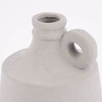Vase Zementoptik Keramik grautöne 18x26cm