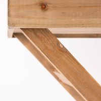Tabletttisch Holz natur 72x38x72cm