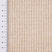 Strickstoff Viskosestrick SOFT WAFFLE kuschelweich uni beige meliert 1