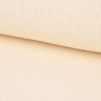 Strickstoff Viskosestrick SOFT WAFFLE kuschelweich uni ecru 1.4m