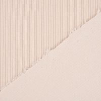Jersey Rippjersey Feinstrick einfarbig beige 1.45m Breite