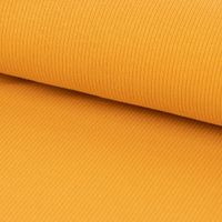Jersey Rippjersey Feinstrick einfarbig ocker 1.45m Breite
