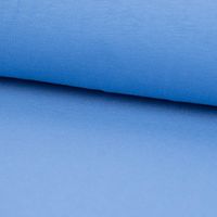 Baumwolljersey Organic Bio Jersey einfarbig blau 1.5m Breite