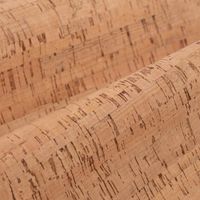 Korkstoff Kork Streifen Meterware natur braun 1.4m Breite