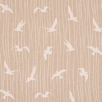 Dekostoff Iconic Seagull Stripe Möwen Streifen natur weiß 1.40m