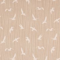 Dekostoff Iconic Seagull Stripe Möwen Streifen natur weiß 1.40m