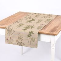82912-Dekostoff-Halbpanama-Leinenlook-Herbal-Culinary-Kitchen-Kraeuter-natur--gruen-1-40m-Breite-KW3-2023-209240Capture0137Tischlaeufer.jpg Dekostoff Herbal Culinary Kitchen Kräuter natur grün 1.40m