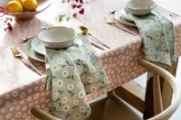 Dekostoff Daisy Sweet Field Gänseblümchen natur weiß 1.40m