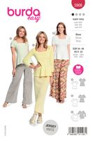 Burda Schnittmuster 5908 Damen Bluse