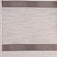 Gardinenstoff Dekostoff Voile halbtransparent Streifen grau 1.50m Breite