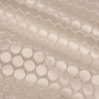 Dekostoff Double Face Jacquard Punkte beige 1.50m Breite