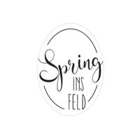 Rayher Label zum Eingießen Prägeform Spring ins Feld oval Seifenlabel 4.5x3.5cm