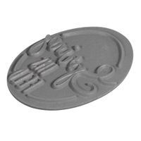 Rayher Label zum Eingießen Prägeform Spring ins Feld oval Seifenlabel 4.5x3.5cm