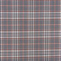 Bekleidungsstoff Karostoff Schottenkaro kariert klecreme blau rot 1.45