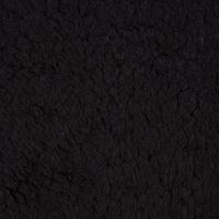 Teddy Baumwoll Krimmer Schaf Plüschstoff uni schwarz 1.50m Breite