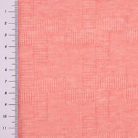 Bekleidungsstoff Jacquard Sweat Relief geometrisch pink meliert 1.55m