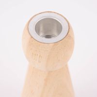 Creativ Company Kerzenhalter für Stabkerzen Kegel Kiefernholz natur 6x14.5cm