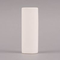 Creativ Company Vase Zylinder Terrakotta weiß 4x11cm